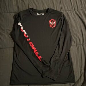 Under Armor Kids long sleeve heat gear shirt size L